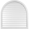 Ekena Millwork Round Top Surface Mount PVC Gable Vent: Functional, w/ 2"W x 2"P Brickmould Sill Frame, 38"W x 40"H GVPRT38X4003SF - alternate 1